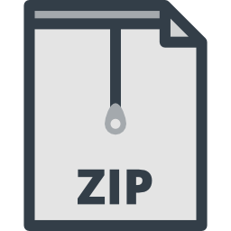 Zip - Free interface icons