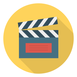 Clapperboard - Free cinema icons