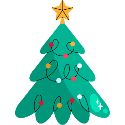 árbol de navidad sticker