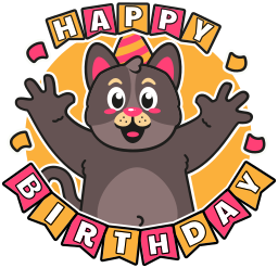 cumpleaños sticker