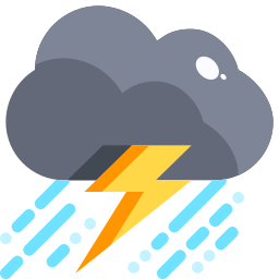 Thunderstorm - Free weather icons