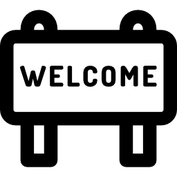 welcome sign png