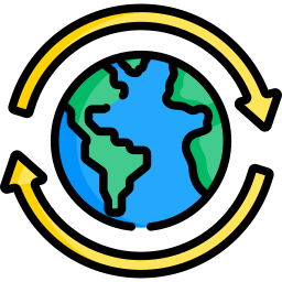 Earth rotation - Free shapes icons