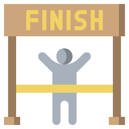 Finish Line - Free Sports And Competition Icons