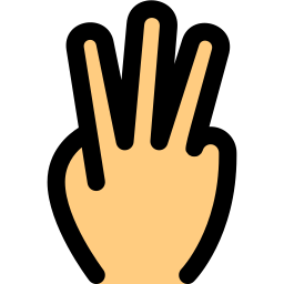 Hand - Free hands and gestures icons