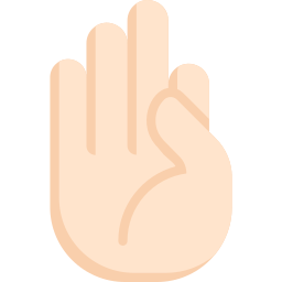 Letter F - Free Gestures Icons