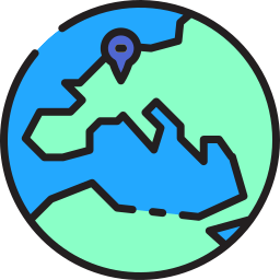 Europe - Free maps and location icons