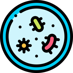 Bacteriology - Free education icons