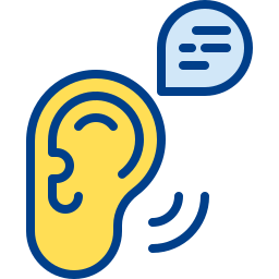 Listening - Free communications icons