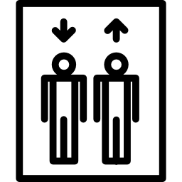 Up and down signal - Free arrows icons