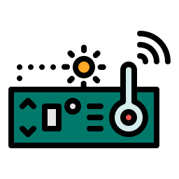 Temperature control - Free electronics icons