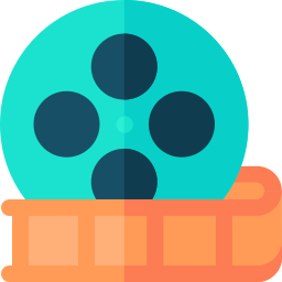 Film Reel - Flat icon of movie reel with frames - CleanPNG / KissPNG