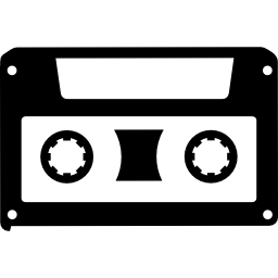 Musical cassette tape - Free music icons