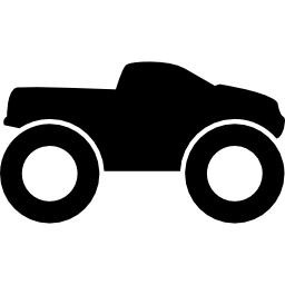 Small truck with big wheels 4x4 - Free transport icons