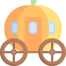 Cinderella carriage - Free transport icons