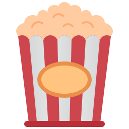 Popcorn box - Free cinema icons