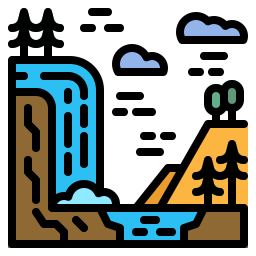 Waterfall - Free nature icons