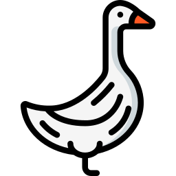 Free Grey goose Logo Icon - Download in Flat Style