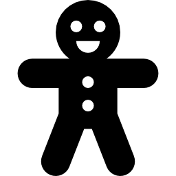 Gingerbread man - Free food icons