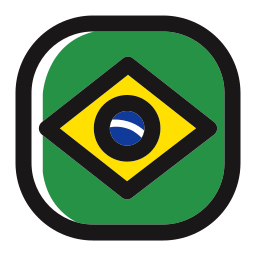 Brasil - ícones de bandeiras grátis