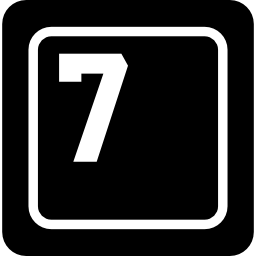 Key number 7 - Free computer icons