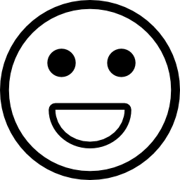 Grin emoticon - Free icons