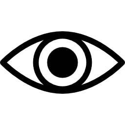 Eye variant with enlarged pupil - Free medical icons