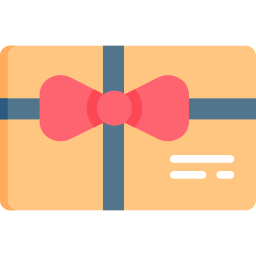 Gift card flat icon.shopping gift card.earn points, redeem present box  concept vector illustration. 22973168 PNG