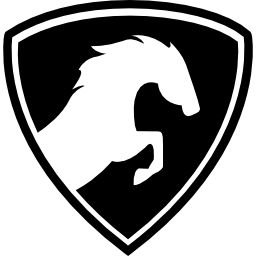 Horse with shield - Free animals icons