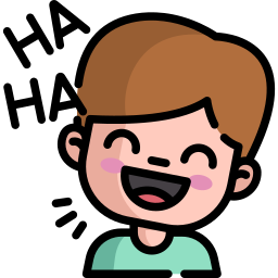 Premium Vector  Laughing character face