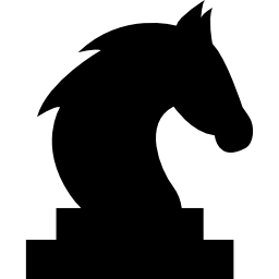 Horse Black Chess Piece Shape From Side View Svg Png Icon Free Download  (#34771) 