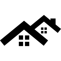 Two houses - Free buildings icons