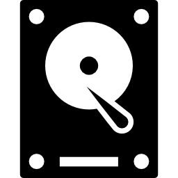 Hard drive computer part - Free technology icons