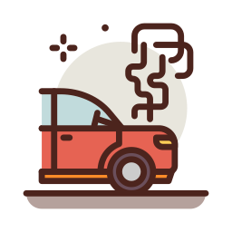 Smoke - Free transportation icons