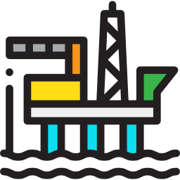 Oil platform - Free buildings icons