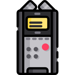 Voice recorder - Free technology icons