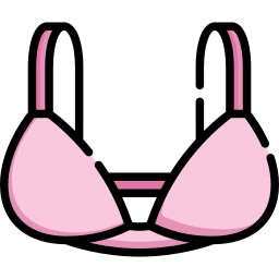 Bra, cartoon, fashion, girl, isometric, love, pink icon - Download on  Iconfinder