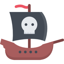 Pirate ship - Free transport icons