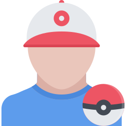 get your graphics here — 6 200x200 trainer Red icons from Pokemon