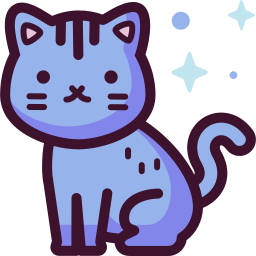 Cats Playing Icon - Download in Glyph Style