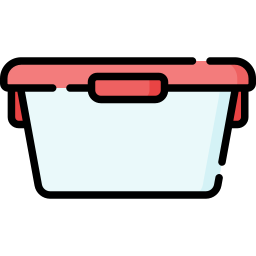 Reusable lunch box color icon Royalty Free Vector Image