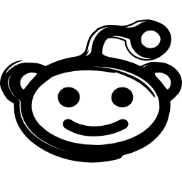 Reddit mascot logo sketch variant - Free logo icons