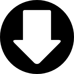 Down arrow in a circle - Free arrows icons