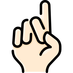 Letter d - Free hands and gestures icons