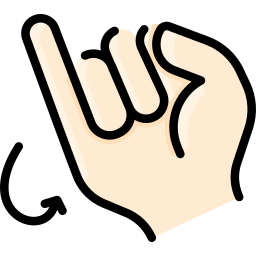 Letter j - Free hands and gestures icons