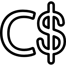 Nicaragua cordoba currency symbol - Free signs icons