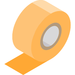 Masking Double Sided Tape Colored Icon In Powerpoint Pptx Png