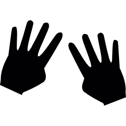 Number eight with eight fingers - Free gestures icons