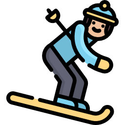 Skiing - Free sports icons