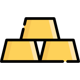 Gold ingot - Free business icons